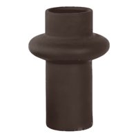 Genérico - Florero Vintage Ceramica Torre Gris 17X17X25Cm