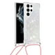 thumbnail image 1 of Funda FOXDOCK para Samsung Galaxy S22 Ultra con Cuerda Ajustable, Brillo Líquido, Protección Antigolpes y Lente – Ideal para Regalo, 1 of 6