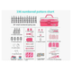 thumbnail image 2 of Set De Pasteleria Kit Decoración Para Reposteria 236pcs ROSA, 2 of 4