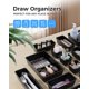 thumbnail image 3 of Set organizador de cajones de plástico Caddy BiuLeon 25 piezas negro, 3 of 7