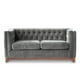 thumbnail image 3 of Sofá Roma 2C Tela Velvet Gris, 3 of 6