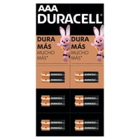 Pila Duracell Aaa, (Tira De 12 Pilas, Triple A, Dura Más)