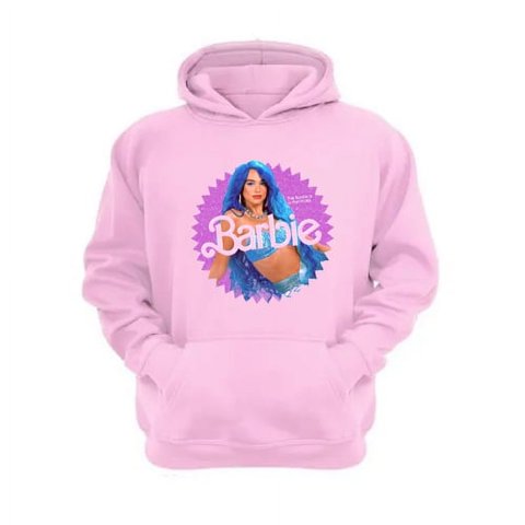 Genérico - Polerón Canguro Dua Lipa Muñeca Modelo Rosa Talla S Unisex