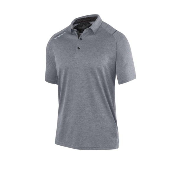 Polo Mizuno para hombre adulto, color gris, talla XXL