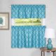 thumbnail image 1 of Juego de cortinas ACHIM Colby Tier and Falance Turquesa 58x24/58x14, 1 of 2