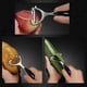 thumbnail image 4 of Peladores de verduras FUHUY, manzana para cocina, acero inoxidable (2), 4 of 7
