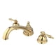 thumbnail image 1 of Grifo para tina romana Kingston Brass Vintage de latón pulido, 1 of 2