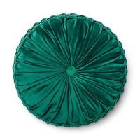 Regalitolindo - Cojin Redondo Terciopelo Verde Pino 40 Cm