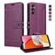 thumbnail image 1 of Premium Wallet Case for Samsung Galaxy A54 5G with Card Slots & Kickstand, Flip Cover Purple, 1 of 6