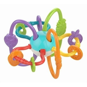 Genérico - Set 2 Sonajeros Juguete 2En1 Estimula Mordedor Bebe Lau