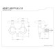 thumbnail image 4 of Grifo de pared para tina Kingston Brass Aqua Vintage, pulido, 4 of 4