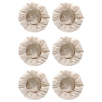 Magideal - 6 Piezas Cesta De Pan De Pan Bufete Liner De Pan De Pan De Tela Cubierta De Tazón, Tela De Revestimiento De Cesta De Pan Portátil, Para El Restaurante S
