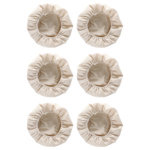 Magideal - 6 Piezas Cesta De Pan De Pan Bufete Liner De Pan De Pan De Tela Cubierta De Tazón, Tela De Revestimiento De Cesta De Pan Portátil, Para El Restaurante S