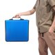 thumbnail image 5 of Funda para CD Bivisen con capacidad para 400 DVD, nailon azul, 5 of 7