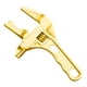thumbnail image 4 of Herramienta de reparación de llave ajustable, llave para tubos de plomería, ligera, llave de plomero, llave de baño para desmontaje de tuercas de baño Dorado, 4 of 5