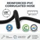 thumbnail image 2 of MPOBSP Tubo Corrugado para Estanques – Manguera Flexible, Antiplegado, PVC Reforzado (20 ft / 6 m, 1‑1/4 in / 3 cm, Negro), 2 of 9