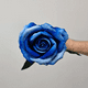 thumbnail image 3 of Rosas artificiales realistas varas individuales, 3 of 3