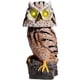 thumbnail image 1 of Escultura de jardín búho solar Tiger Owl de Owlsome con detector de movimiento, 1 of 5