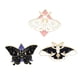 thumbnail image 4 of Juego De 3 Pines De Esmalte De Polilla De Mariposa, Decoración DIY Steampunk Para Chaquetas, 4 of 5