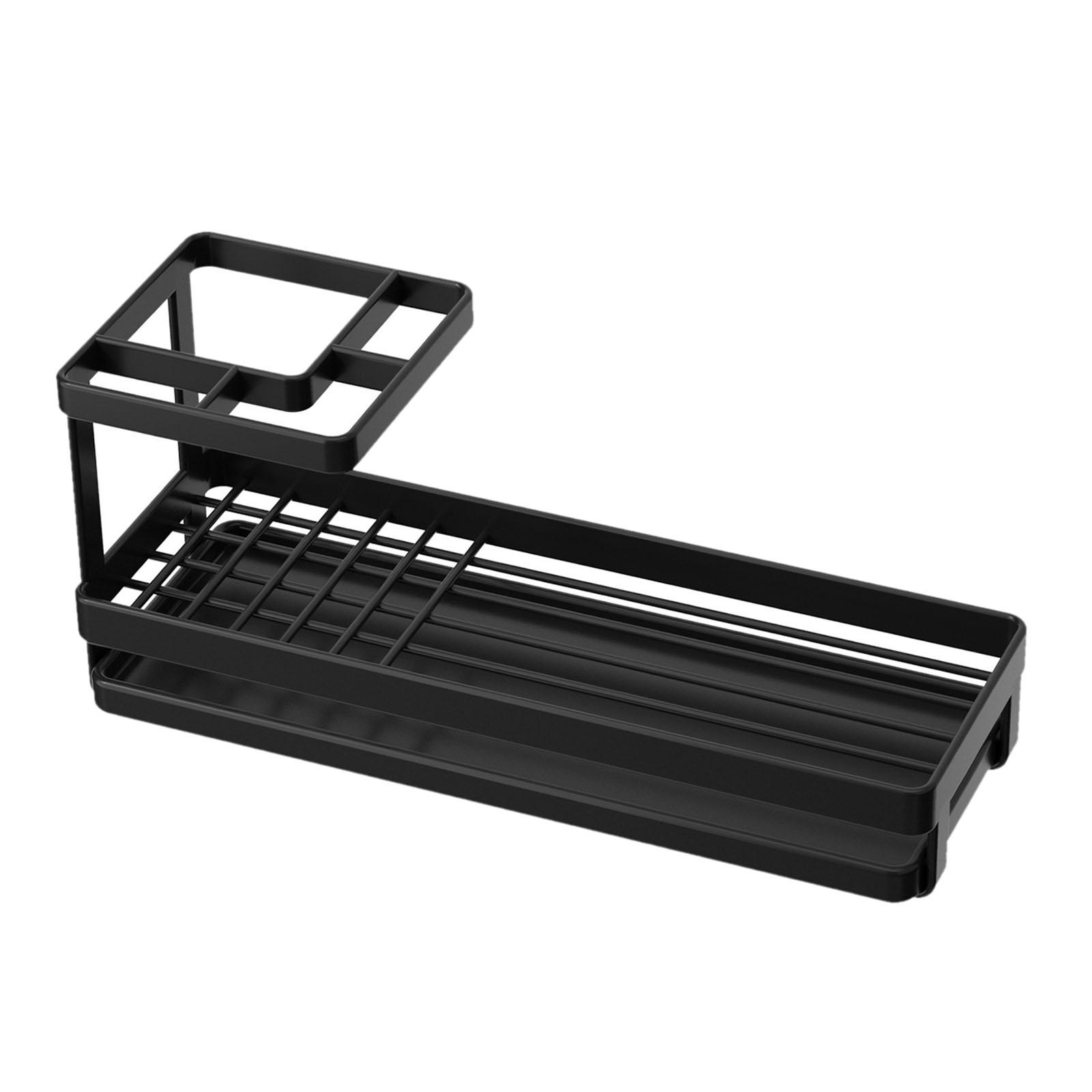 Bothyi - Soporte Para Cepillo De Dientes De Baño, Antideslizante, Para Encimera, Cepillo De Dientes Eléctrico, Maquillaje, Negro