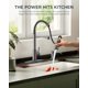 thumbnail image 4 of Grifo de cocina FORIOUS gris con pulverizador desplegable SS, 4 of 7