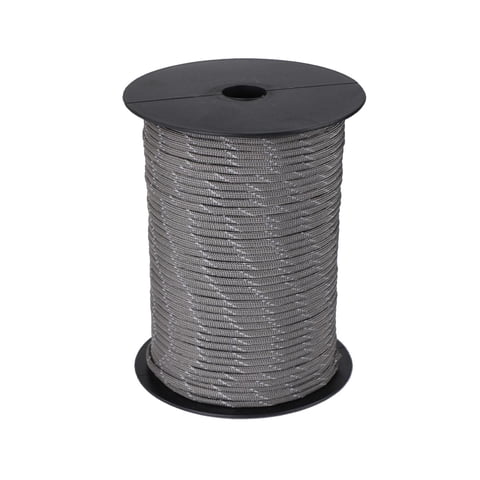 Magideal - Cuerda De Paracaídas De 328 Pies Cuerda Para Atar Para Acampar Al Aire Libre Cuerda De Supervivencia Cuerda De Lona Para Tienda De Campaña Para Jardín Gris