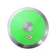 thumbnail image 5 of Disco De Nailon De 1 Kg Para Lanzamiento, Ideal Para Eventos Deportivos Universitarios Y Entrenamiento Atlético (verde)., 5 of 5