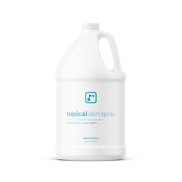 Spray para la piel BRIOTECH Topical HOCl con ácido hipocloroso 3.78 L
