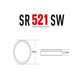 thumbnail image 3 of Batería SKOANBE SR521SW 1.5V Óxido de Plata Paquete de 20, 3 of 6