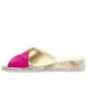 thumbnail image 2 of Pantufla Cuero Pluma Fucsia Dorado 39, 2 of 3