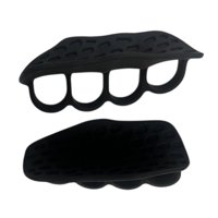 Ioensy - Fortalecedor De Agarre De Dedos Gym Grips Para Gimnasia, Entrenamiento Cruzado, Culturismo, Color Negro