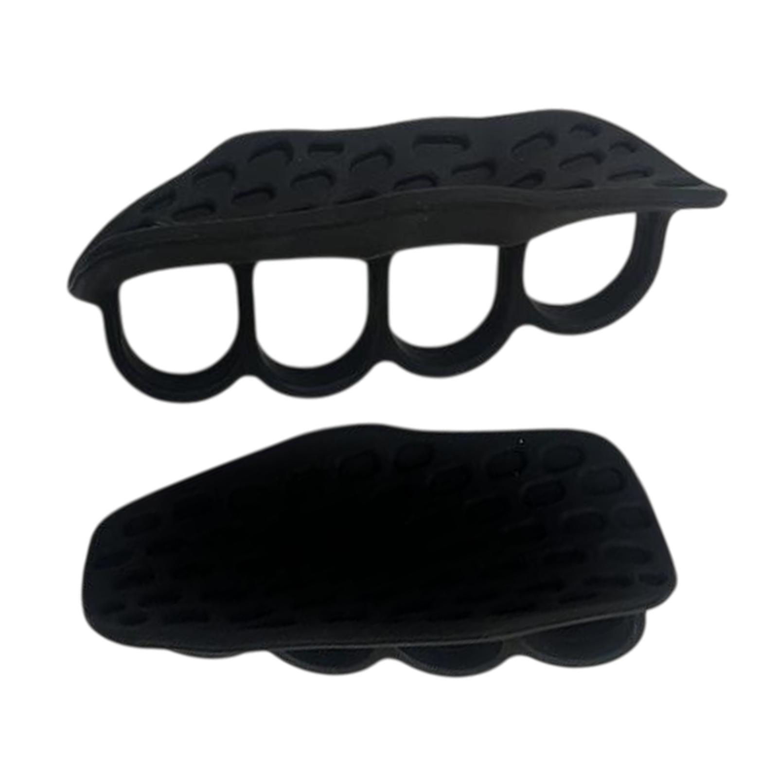 Ioensy - Fortalecedor De Agarre De Dedos Gym Grips Para Gimnasia, Entrenamiento Cruzado, Culturismo, Color Negro