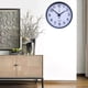 thumbnail image 4 of Reloj de pared silencioso con movimiento Komatsu, adecuado para estudio, cocina y dormitorio., 4 of 5