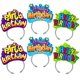 thumbnail image 1 of Paquete de 24 sombreros de cumpleaños KKBES para niños y adultos, 3 patrones, 1 of 8