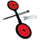 thumbnail image 5 of Objetivo de tiro portátil, de restablecimiento automático, colgante de montaje en árbol, objetivo de restablecimiento de rotación de 360, 5 of 5