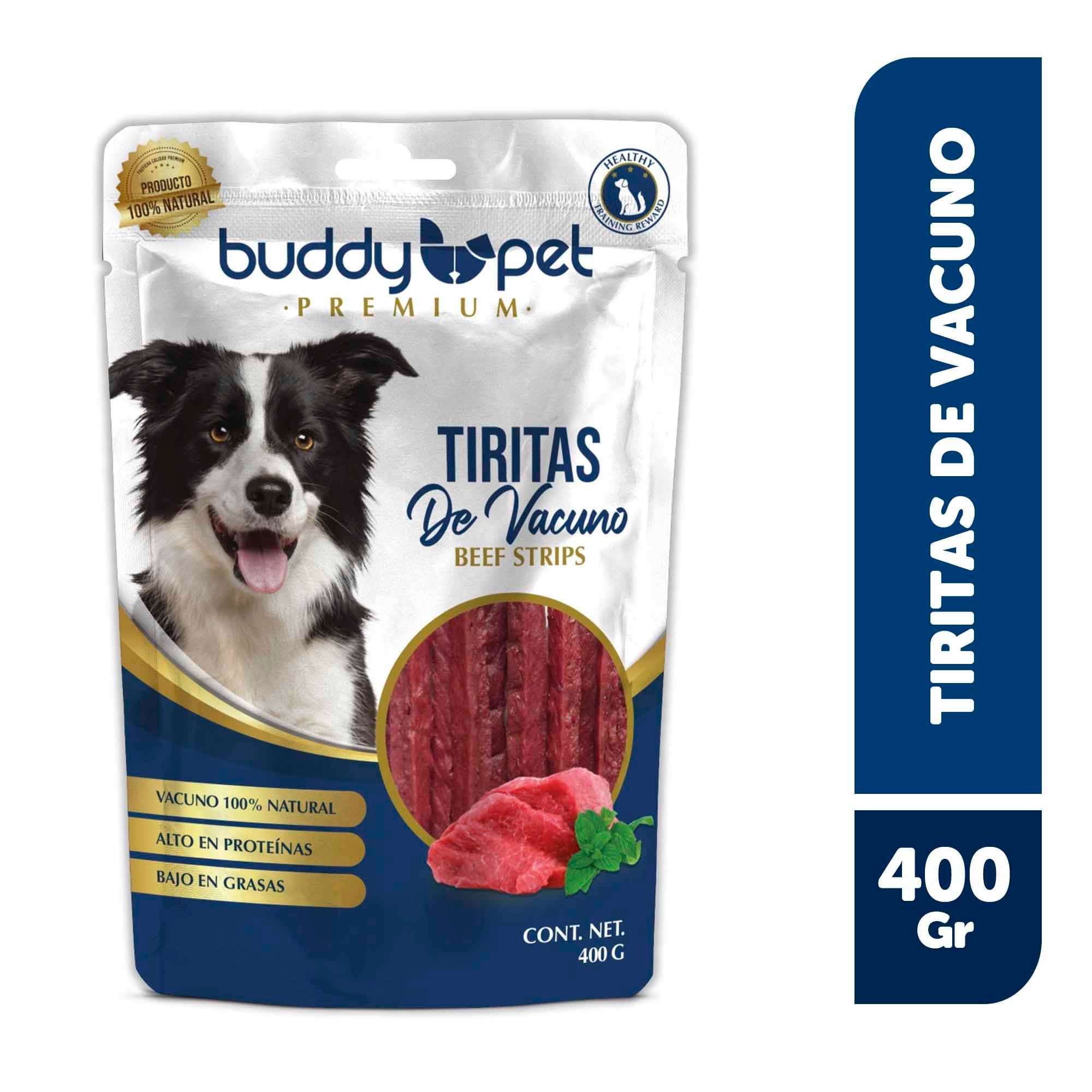 Tiritas De Vacuno 400 G 400 g Buddy Pet