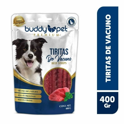 Tiritas De Vacuno 400 G 400 G Buddy Pet