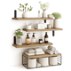 thumbnail image 1 of Repisas Flotantes De Madera Modernas Decorativas X4 Canasta, 1 of 7