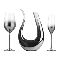 Bothyi - Botella De Vino En Forma De U Vertedor De Vino De Cristal Jarra De Vino Tinto 1500Ml