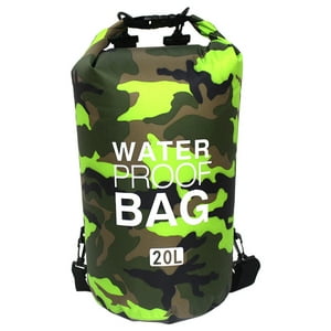 Genérico - Bolsa Seca Surf Saco Impermeable A Prueba De Fugas Al Aire Libre Rafting Canotaje Flotante Verde 20L