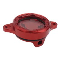 Ioensy - Tapa Del Filtro De Aceite De Motocicleta Para Honda Trx450R 450Er Cbf450R Cbf450X, Color Rojo