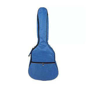 Magideal - Bolsa Para Guitarra, Gran Cremallera, Bolsillo Frontal, Protección Portátil, Caja De Almacenamiento Para Guitarra De Viaje, Estuche De Transporte Para Azul