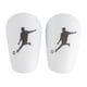 thumbnail image 1 of 2x Mini Espinilleras De Fútbol Equipo De Entrenamiento De Fútbol Guardias Para Deportes Niños Blanco XS, 1 of 4