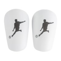 Ioensy - 2X Mini Espinilleras De Fútbol Equipo De Entrenamiento De Fútbol Guardias Para Deportes Niños Blanco Xs