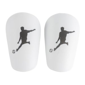 Ioensy - 2X Mini Espinilleras De Fútbol Equipo De Entrenamiento De Fútbol Guardias Para Deportes Niños Blanco Xs