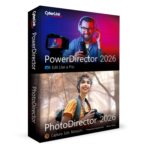 Software CyberLink PowerDirector PhotoDirector 2026