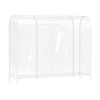 Magideal - Funda Protectora Transparente Para Perchero, A Prueba De Polvo, Para Ropa, Vestidos, Suéteres Y Otros Artículos Para El Hogar 200Cmx50Cmx150Cm
