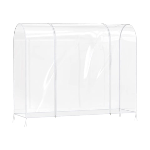 Bothyi - Funda Protectora Transparente Para Perchero, Para Guardar Ropa, Para Dormitorio, Hogar, Vestidos, 160 Cm X 50 Cm X 150 Cm
