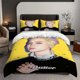 thumbnail image 1 of 3pcs Colorful Short Hair Trendy Styles Themed Bedding Set (Duvet Cover And Pillowcase Set) Soft And Comfortable Suitable for All Seasons, 1 of 5