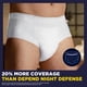 thumbnail image 3 of Ropa interior TENA Overnight Extra Coverage para hombre, talla S/M, 3 of 7